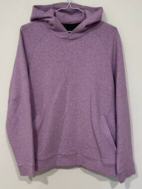Lululemon Ease The Day Hoodie S Violet Lavender At Ease Textured Double Knit